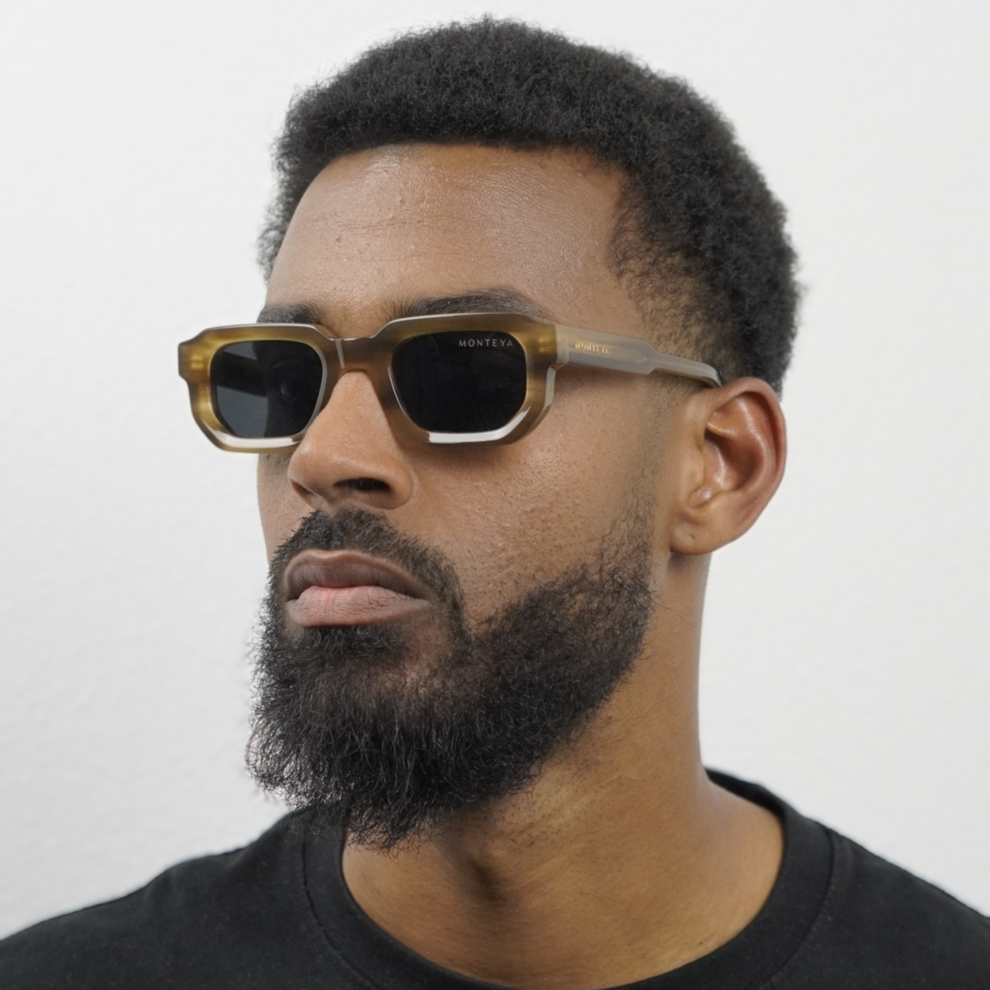 MONTEYA Urban in Sahara men sunglasses. High-end eyewear. Acetate Frame. TAC Polarized lenses.